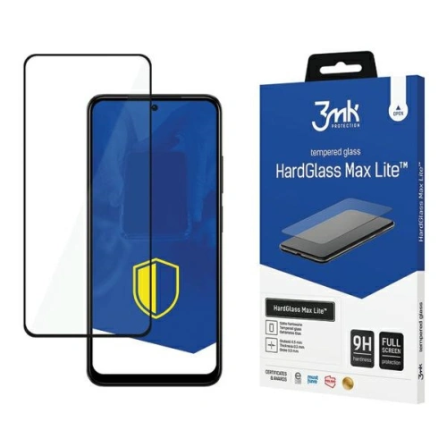 Kup 3MK Xiaomi Sticlă temperată HardGlass Max Lite Redmi Note 12s negru / negru - 3MK5393 - {ean13} - Sklep Home Screen