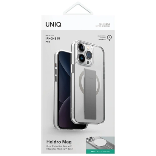 Kup Apple UNIQ Heldro Mag Case iPhone 15 Pro Magclick Charging transparent/lucent clar - UNIQ1074 - {ean13} - Sklep Home Screen