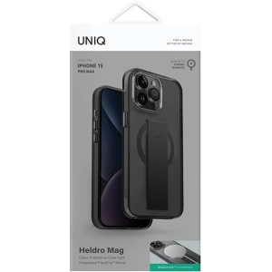 Kup Etui UNIQ Heldro Mag Apple iPhone 15 Pro Max Magclick Töltés fekete/vapour smoke - UNIQ1075 - {ean13} - Sklep Home Screen