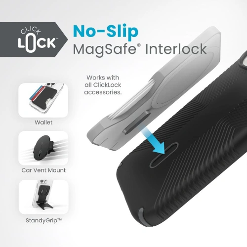 Kup Case Speck Presidio2 Grip ClickLock & MagSafe Apple iPhone 15 / 14 / 13 (Schwarz) - SPK582 - {ean13} - Sklep Home Screen