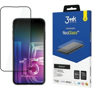 Kup Szkło ochronne 3MK NeoGlass Apple iPhone 15 Pro Max czarny/black - 3MK5421 - {ean13} - Sklep Home Screen