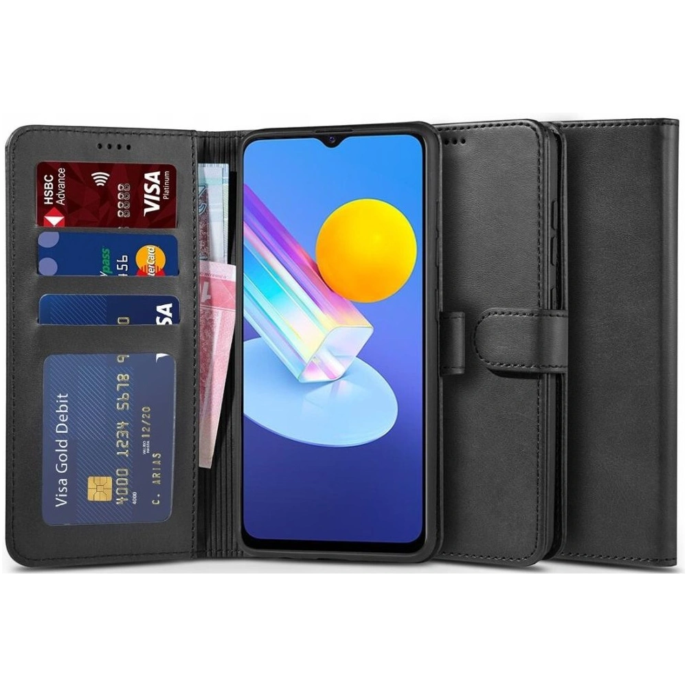 Etui Tech-Protect Wallet Vivo Y72 5G Black