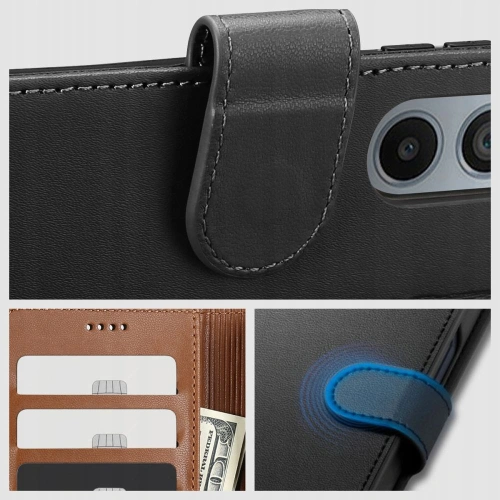 Kup Case Tech-Protect Wallet Motorola Moto G42 Schwarz - THP2437 - {ean13} - Sklep Home Screen