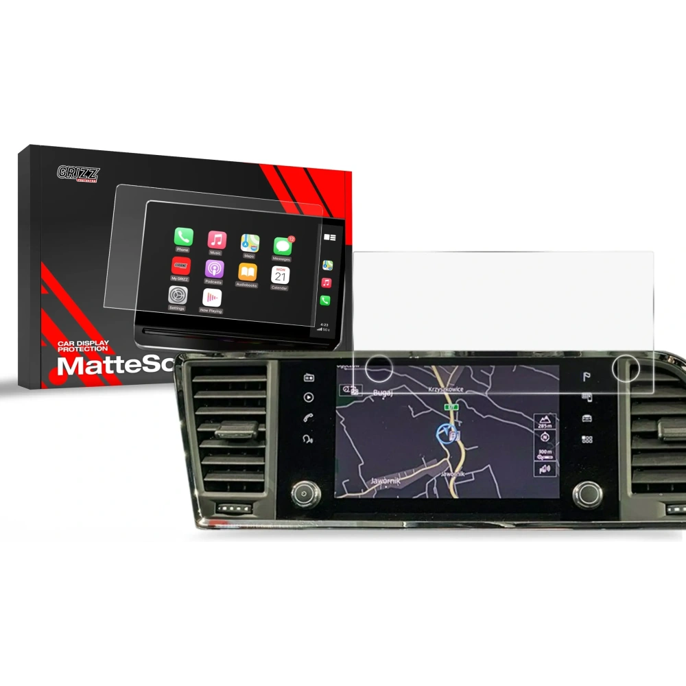Folia matowa GrizzGlass CarDisplay Protection do Cupra Ateca 8" 2019-2021