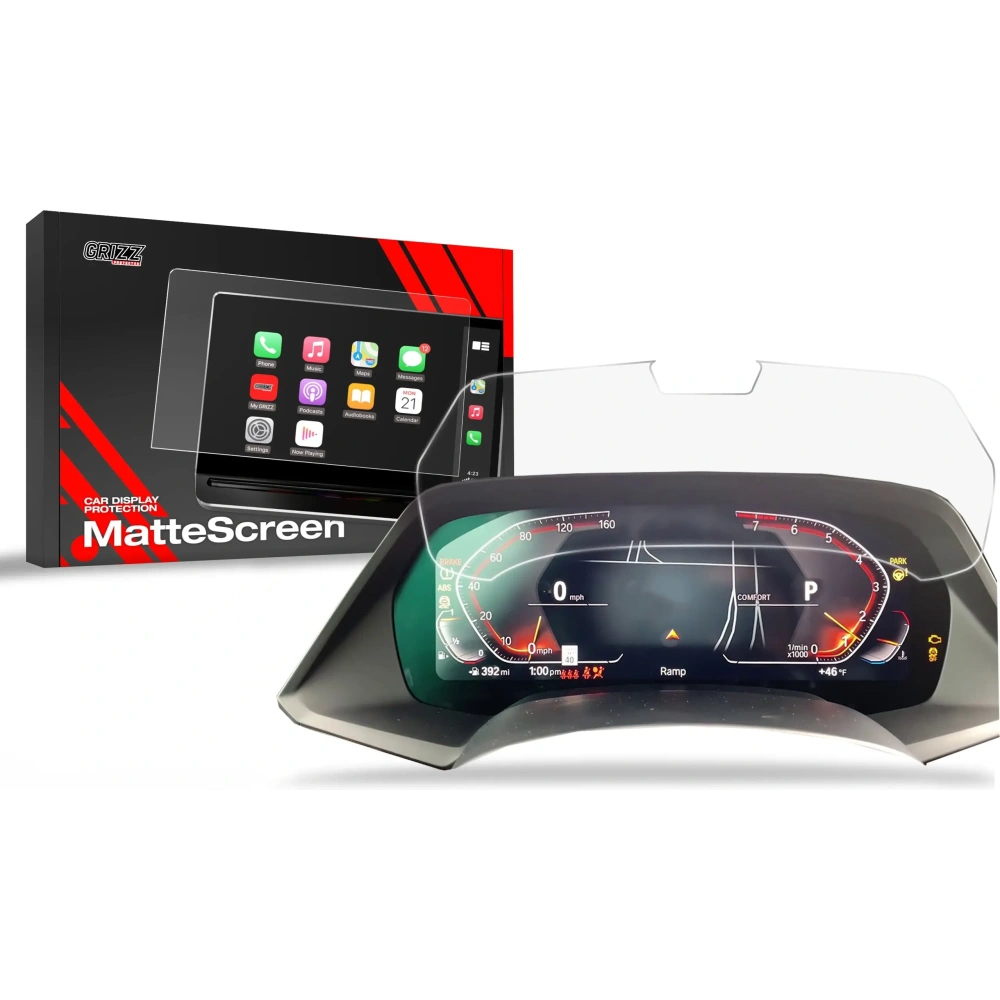 Folia matowa GrizzGlass CarDisplay Protection do BMW X7 G07 Live Cockpit Sensor 12,3" (2018-2022)