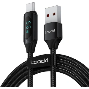 Buy Toocki TXCT-XY01 cable USB-A / USB-C, 1m, 66W (black) - TCK84 - {ean13} - Home Screen Store Europe