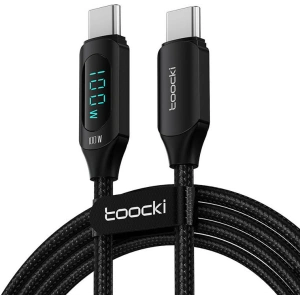 Buy Toocki TXCTT1-XY01 cable USB-C / USB-C, 1m, 100W (black) - TCK85 - {ean13} - Home Screen Store Europe