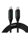 Kábel Toocki TXCTT1-XY01 USB-C / USB-C, 1m, 100W (fekete)
