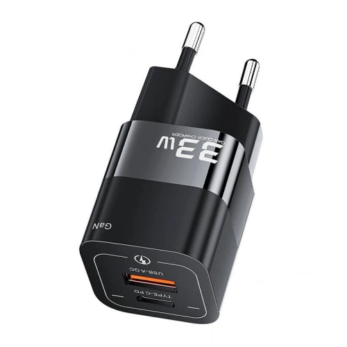 Kup Toocki Încărcător TCTAC-XFKB01 USB-A / USB-C, 33W (negru) - TCK88 - {ean13} - Sklep Home Screen