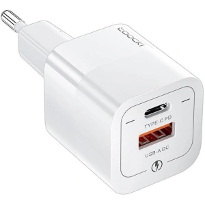 Buy Toocki TCTAC-XFKB01 network charger USB-A / USB-C, 33W (white) - TCK89 - {ean13} - Home Screen Store Europe
