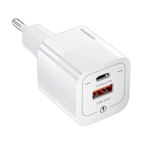 Kup Toocki Încărcător TCTAC-XFKB01 USB-A / USB-C, 33W (alb) - TCK89 - {ean13} - Sklep Home Screen