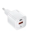 Toocki TCTAC-XFKB01 network charger USB-A / USB-C, 33W (white)
