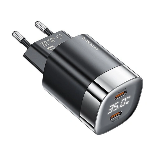 Kup Nabíječka Toocki TCTAC-ZXB01 2xUSB-C, GaN, 35W (černá) - TCK90 - {ean13} - Sklep Home Screen