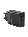Netzteil Toocki TCT2C-BEB01-L 2xUSB-C, GaN, 45W (schwarz)