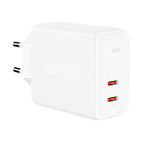 Kup Acefast A9 Netzladegerät 2xUSB-C, PD, 40W (weiß) - ACE2 - {ean13} - Sklep Home Screen