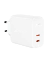 Acefast A9 2xUSB-C, PD, 40W (fehér) hálózati töltő
