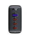Kup Ładowarka sieciowa Acefast A37 USB-A, 3xUSB-C, PD, GaN, 100W (czarny) + kabel kątowy USB-C / USB-C 2m - ACE6 - {ean13} - Sklep Home Screen