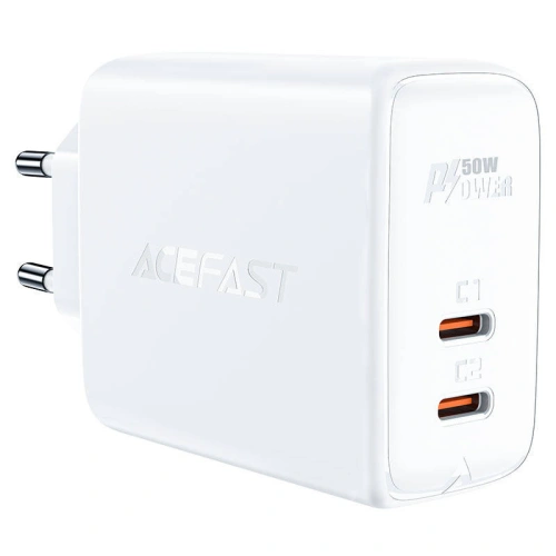 Kup Ładowarka sieciowa Acefast A29 2xUSB-C PD, GaN, 50W (biała) - ACE8 - {ean13} - Sklep Home Screen
