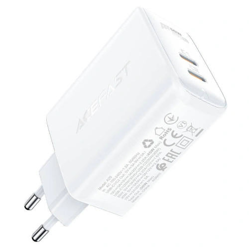 Kup Ładowarka sieciowa Acefast A29 2xUSB-C PD, GaN, 50W (biała) - ACE8 - {ean13} - Sklep Home Screen