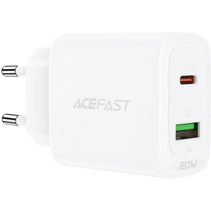 Kup Ładowarka sieciowa Acefast A25 USB-A, USB-C, PD 20W (biała) - ACE9 - {ean13} - Sklep Home Screen