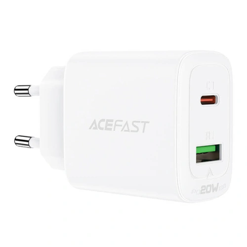 Kup Acefast A25 Netzladegerät USB-A, USB-C, PD 20W (weiß) - ACE9 - {ean13} - Sklep Home Screen