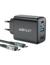 Kup Síťová nabíječka Acefast A17 USB-A, USB-C, HDMI, GaN 65W + kabel USB-C / USB-C 1.8m (černá) - ACE10 - {ean13} - Sklep Home Screen