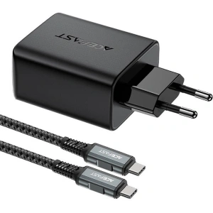 Kup Ładowarka sieciowa Acefast A17 USB-A, USB-C, HDMI, GaN 65W + kabel USB-C / USB-C 1.8m (czarna) - ACE10 - {ean13} - Sklep Home Screen