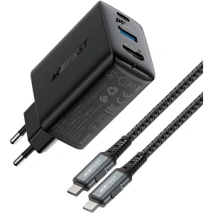 Kup Ładowarka sieciowa Acefast A17 USB-A, USB-C, HDMI, GaN 65W + kabel USB-C / USB-C 1.8m (czarna) - ACE10 - {ean13} - Sklep Home Screen