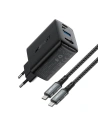 Buy Acefast A17 network charger USB-A, USB-C, HDMI, GaN 65W + cable USB-C / USB-C 1.8m (black) - ACE10 - {ean13} - Home Screen Store Europe