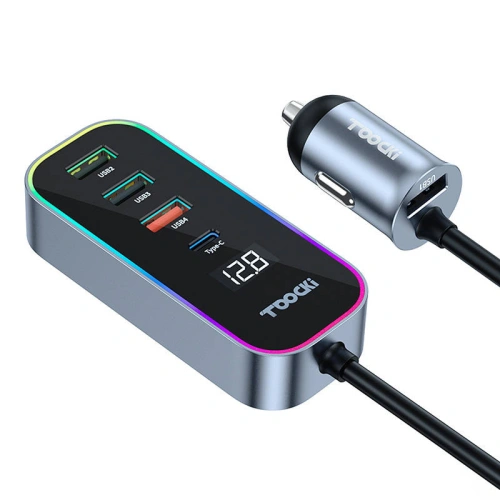 Kup Toocki Încărcător auto TCC4A 1C-XC0G 4xUSB-A / USB-C, 105W (gri) - TCK96 - {ean13} - Sklep Home Screen