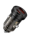 Toocki TCCAA Q-WR01 car charger USB-A / USB-C, 30W (black)