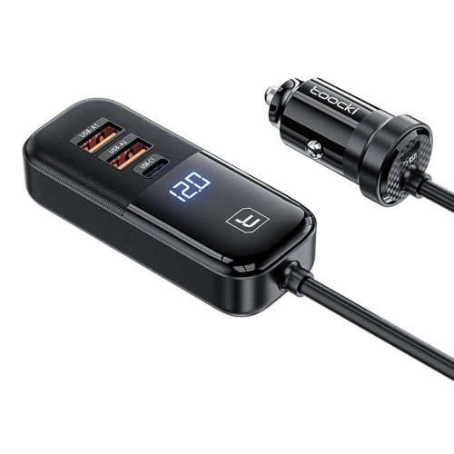 Kup Auto-Ladegerät Toocki TCT2C67-JRB01 2xUSB-C / 2xUSB-A, 1.5m, GaN, 67W (schwarz) - TCK106 - {ean13} - Sklep Home Screen