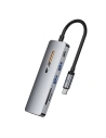 Stanice dokování Toocki THB7-JSB03 6v1 USB-C / 2xUSB-A 3.0, USB-C PD 100W, HDMI 4K 30HZ, SD/TF (šedá)