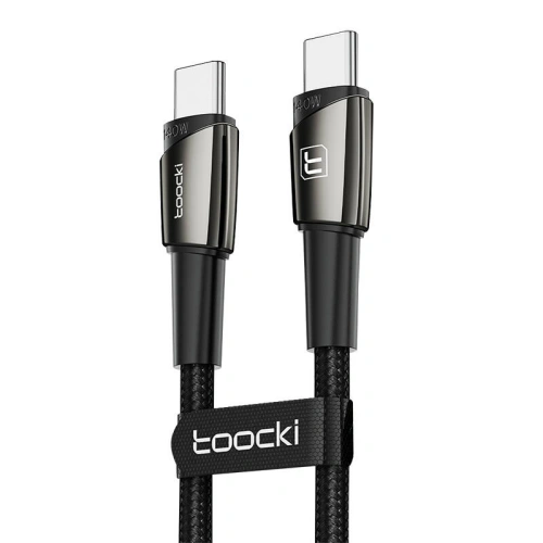 Kup Kabel Toocki TXCTT14-LG01 USB-C / USB-C, 1m, 140W (černý) - TCK109 - {ean13} - Sklep Home Screen