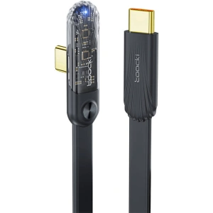 Buy Toocki TQ-X32 angle cable USB-C / USB-C, 1m, 100W (black) - TCK110 - {ean13} - Home Screen Store Europe