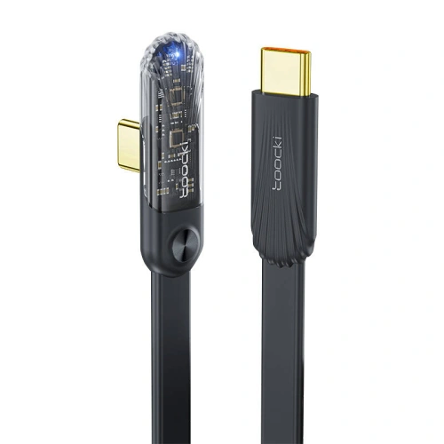 Kup Kabel kątový Toocki TQ-X32 USB-C / USB-C, 1m, 100W (černý) - TCK110 - {ean13} - Sklep Home Screen