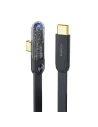 Kabel kątový Toocki TQ-X32 USB-C / USB-C, 1m, 100W (černý)