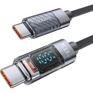 Kup Kabel Toocki TXCTT1-XY01 USB-C / USB-C, 1m, 100W (szary) - TCK112 - {ean13} - Sklep Home Screen