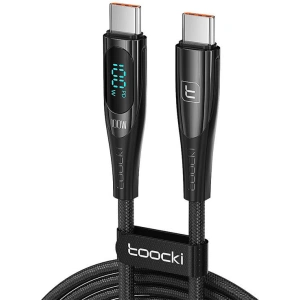 Kup Toocki Cablu TXCTT1-XY201 USB-C / USB-C, 1m, PD, 100W (negru) - TCK116 - {ean13} - Sklep Home Screen