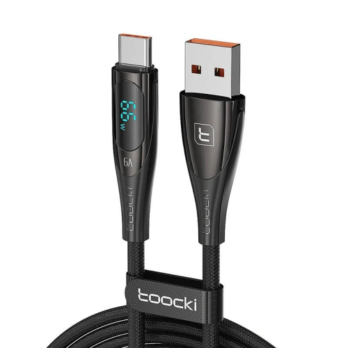 Kup Kabel Toocki TXCTXY2A01 USB-A / USB-C, 1m, 66W (černý) - TCK117 - {ean13} - Sklep Home Screen