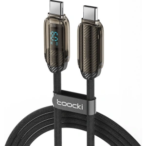 Kup Toocki Cablu TXCTT2-YX2A03 USB-C / USB-C, 1m, PD, 60W (gri) - TCK120 - {ean13} - Sklep Home Screen