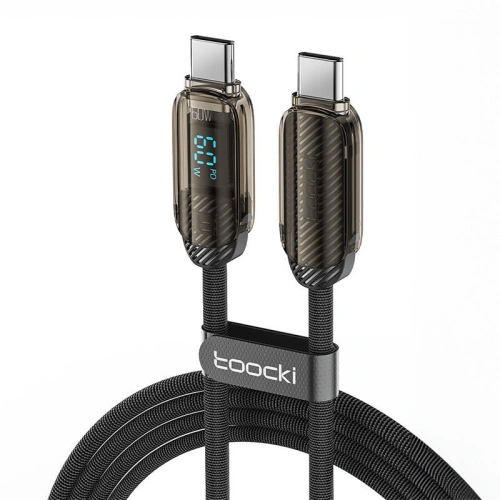 Kup Kabel Toocki TXCTT2-YX2A03 USB-C / USB-C, 1m, PD, 60W (grau) - TCK120 - {ean13} - Sklep Home Screen