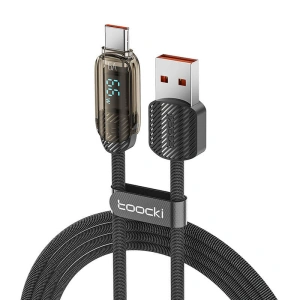 Kup Toocki Cablu TXCTYX05 USB-A / USB-C, 1m, 66W (negru) - TCK122 - {ean13} - Sklep Home Screen