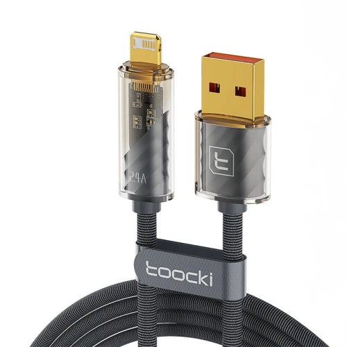 Kup Kabel Toocki TXCLJDA03 USB-A / Lightning, 1m, 12W (šedý) - TCK124 - {ean13} - Sklep Home Screen