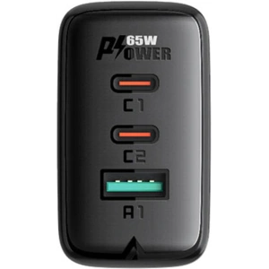 Kup Ładowarka sieciowa Acefast A13 USB-A, 2xUSB-C, PD 65W + kabel USB-C / USB-C (czarna) - ACE11 - {ean13} - Sklep Home Screen