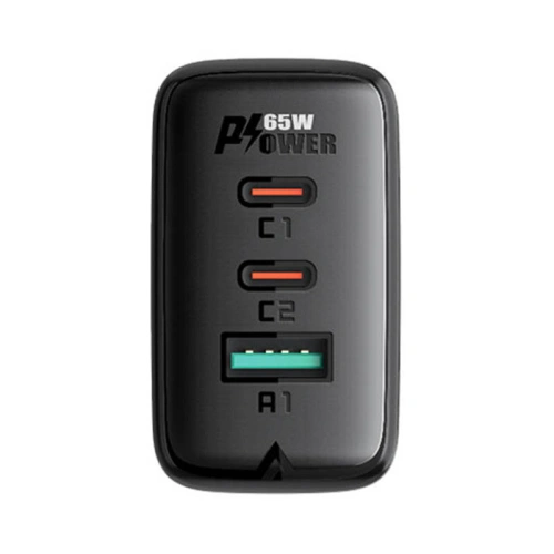 Kup Acefast A13 Netzladegerät USB-A, 2x USB-C, PD 65W + USB-C / USB-C Kabel (schwarz) - ACE11 - {ean13} - Sklep Home Screen