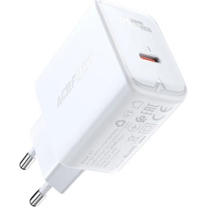 Kup Ładowarka sieciowa Acefast A1 USB-C, PD, 20W (biała) - ACE13 - {ean13} - Sklep Home Screen
