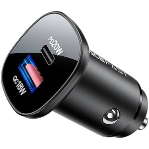 Buy Acefast B1 car charger USB-A, USB-C, 38W (black) - ACE14 - {ean13} - Home Screen Store Europe