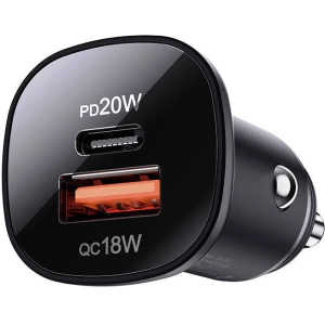 Kup Ładowarka samochodowa Acefast B1 USB-A, USB-C, 38W (czarna) - ACE14 - {ean13} - Sklep Home Screen