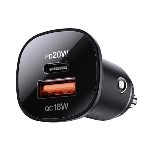 Buy Acefast B1 car charger USB-A, USB-C, 38W (black) - ACE14 - {ean13} - Home Screen Store Europe
